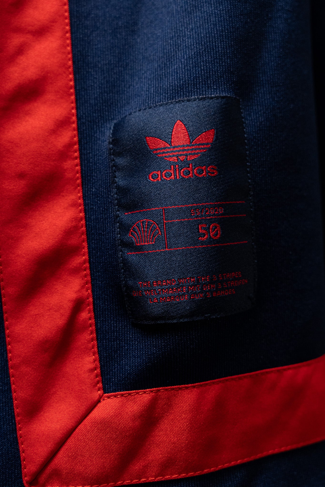 Adidas Originals Superstar 24K Warmup Track Jacket – Navy/Red – Men’s S - NWT