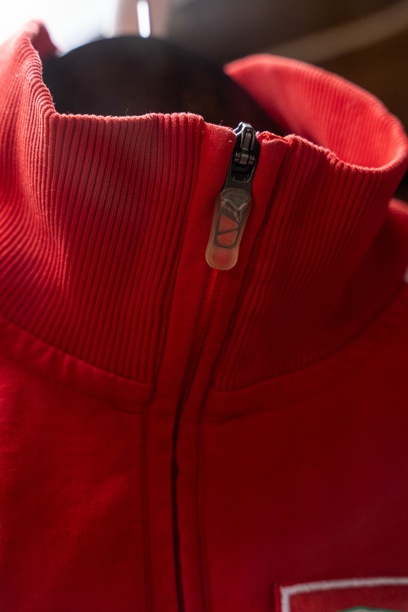Puma x Scuderia Ferrari F1 Quarter-Zip Pullover – Red/White/Black – Size L