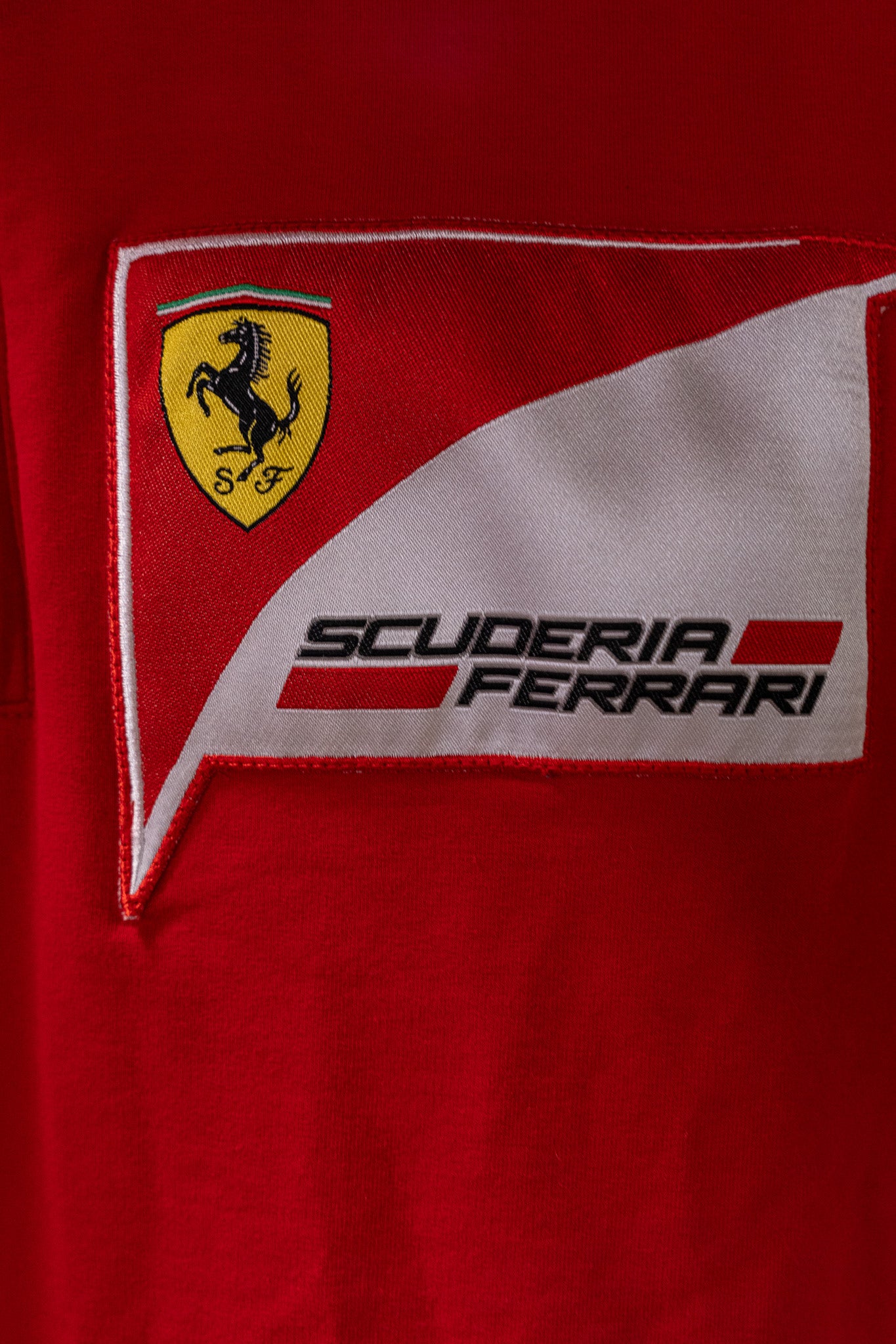 Puma x Scuderia Ferrari F1 Quarter-Zip Pullover – Red/White/Black – Size L
