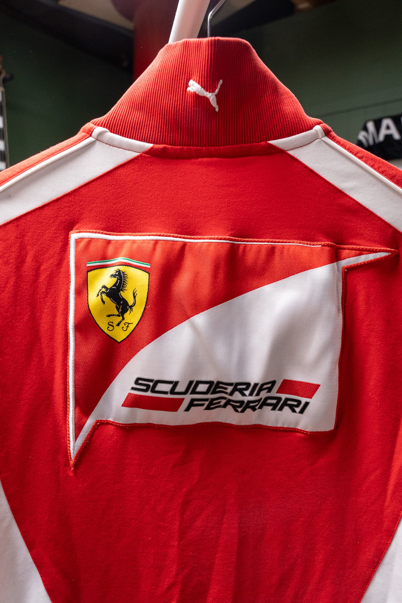 Puma x Scuderia Ferrari F1 Quarter-Zip Pullover – Red/White/Black – Size L