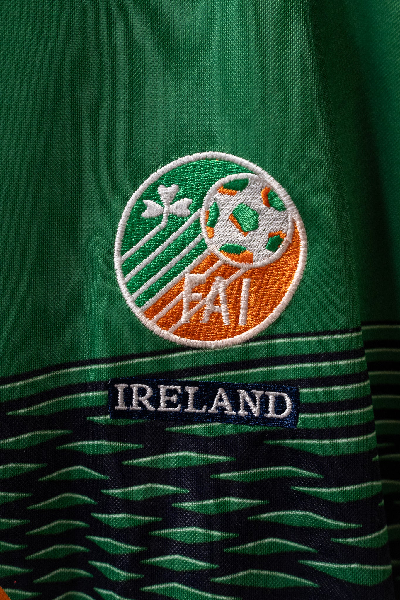 Vintage - Umbro Ireland FAI “Eircom” Jersey - Premier Pro Training Era (M)