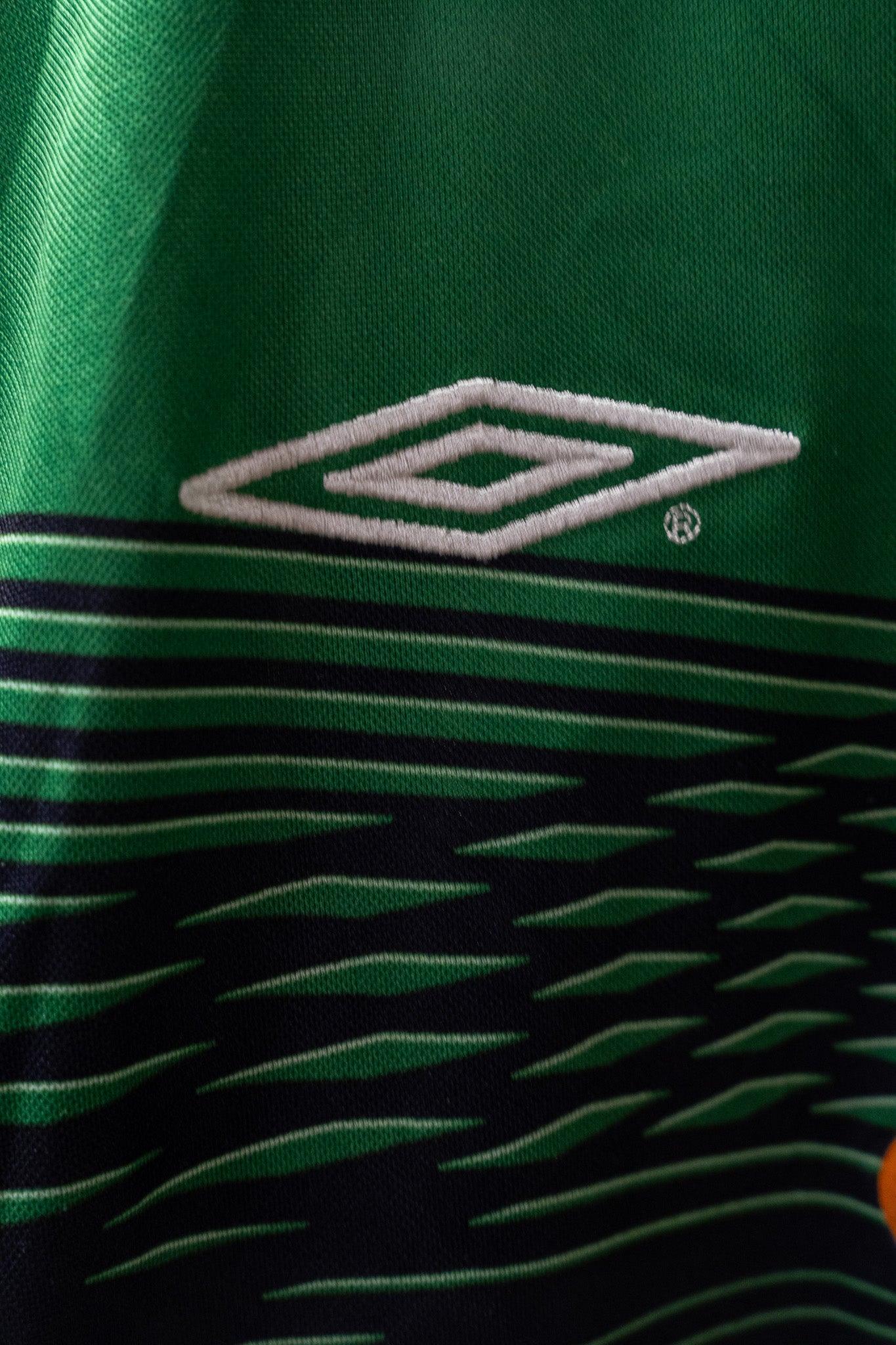 Vintage - Umbro Ireland FAI “Eircom” Jersey - Premier Pro Training Era (M)