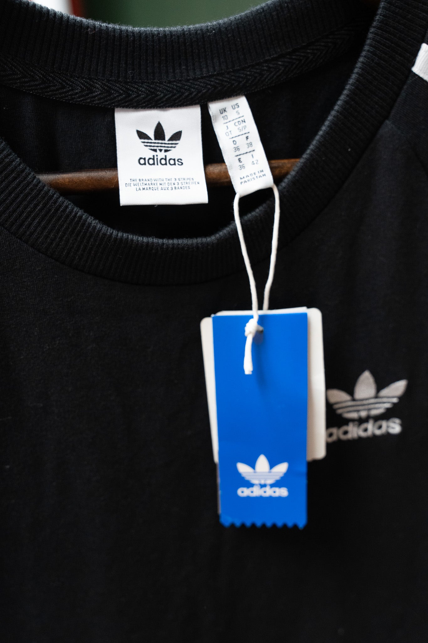 Adidas Originals - Trefoil 3-Stripes Black T-Shirt Dress (Size S)