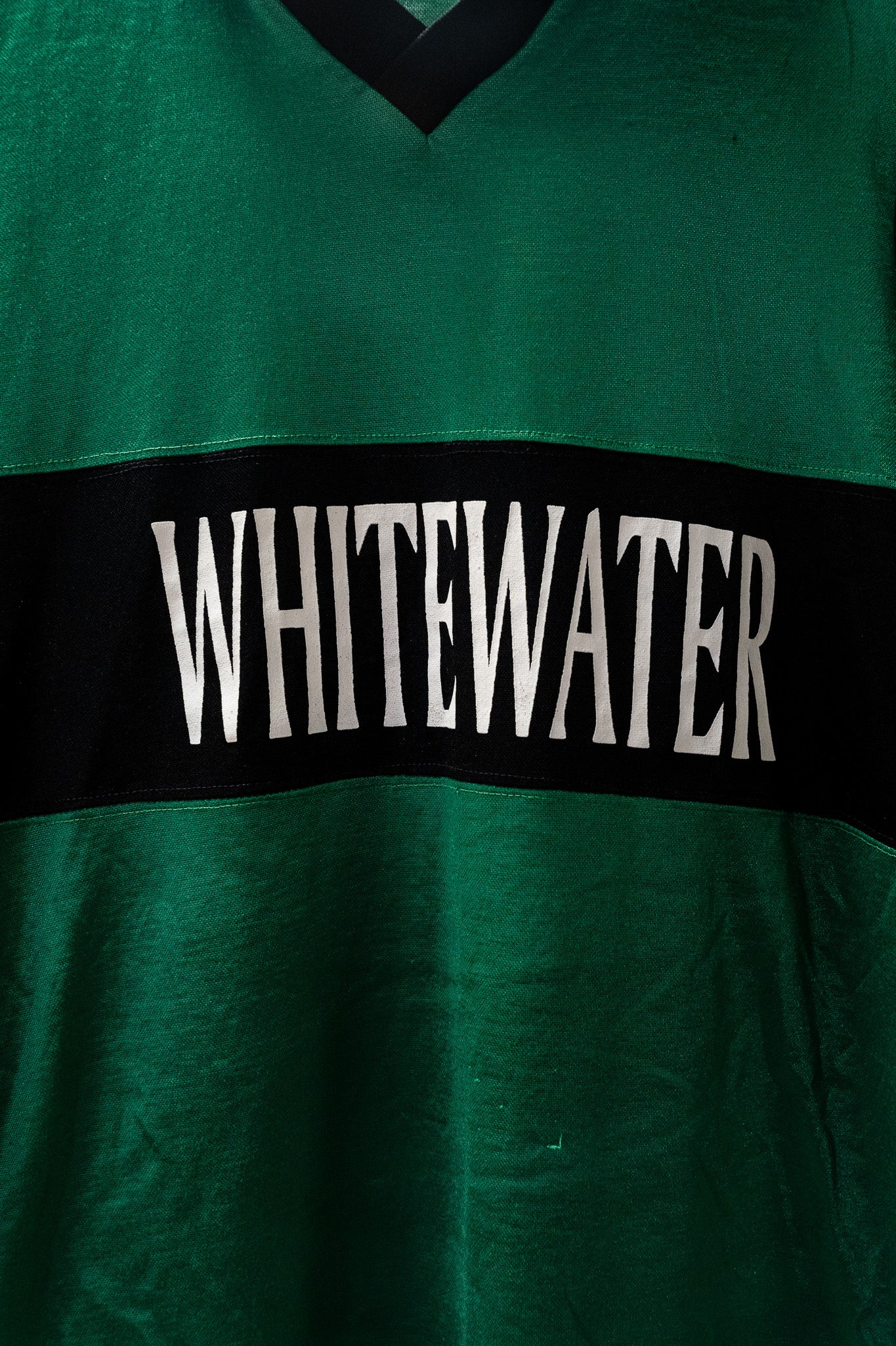 Vintage - HIGA 5 "Whitewater" Soccer Polo Jersey – Green/Black – Size S – Rare HIGA 5 Tag