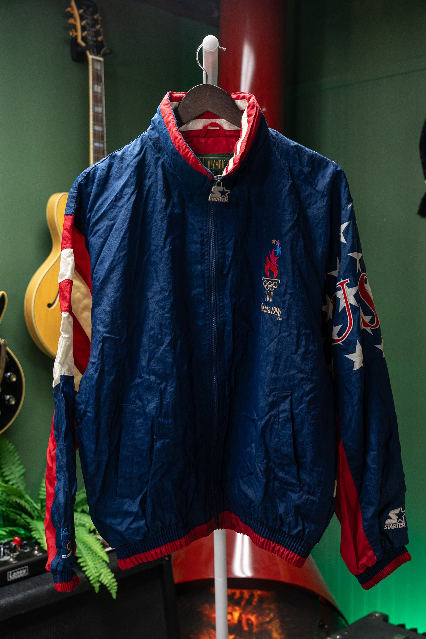 Vintage - 1996 Atlanta Olympics USA Jacket by Starter – Olympic Games Collection (Men's M)