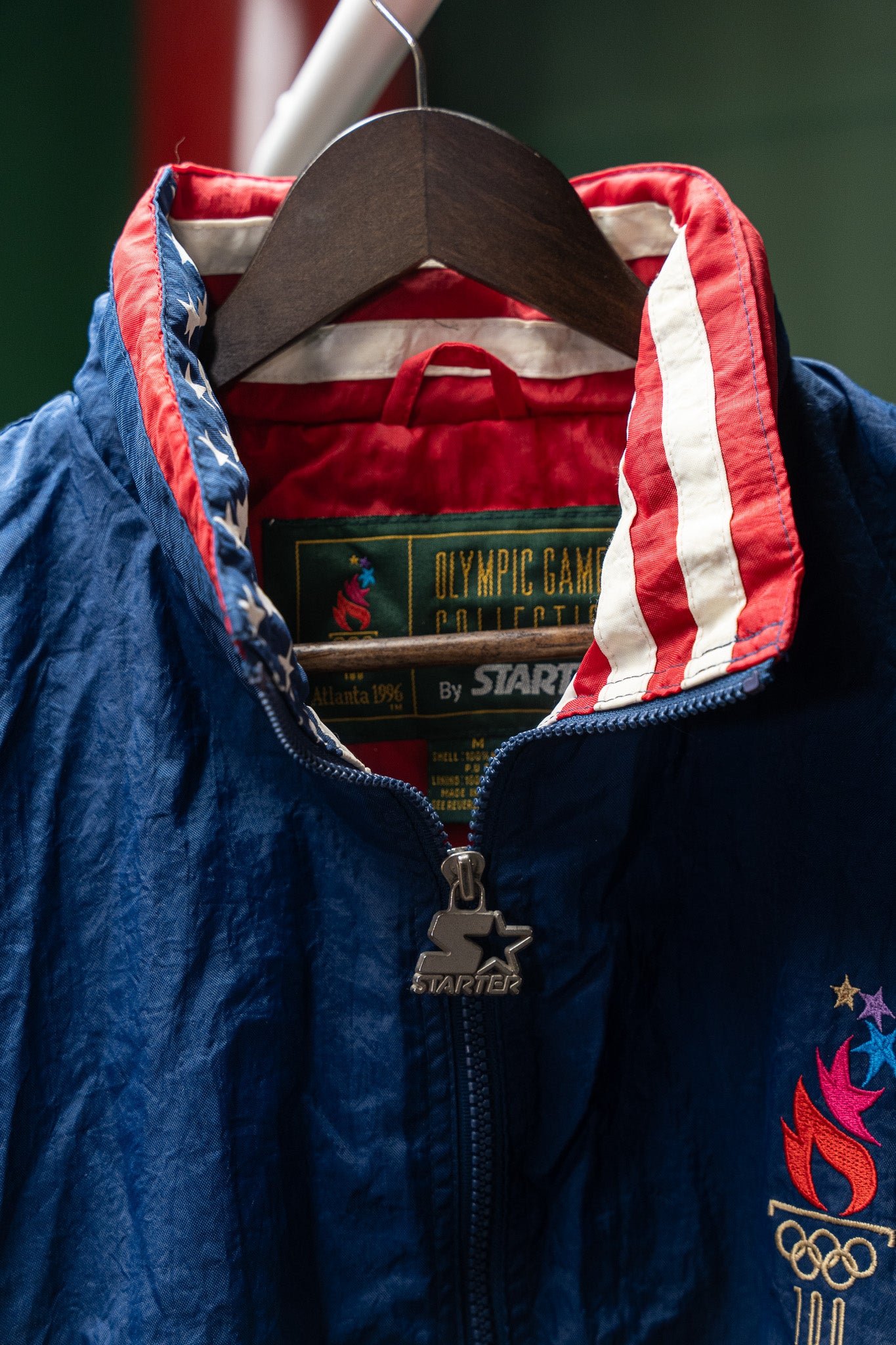 Vintage - 1996 Atlanta Olympics USA Jacket by Starter – Olympic Games Collection (Men's M)