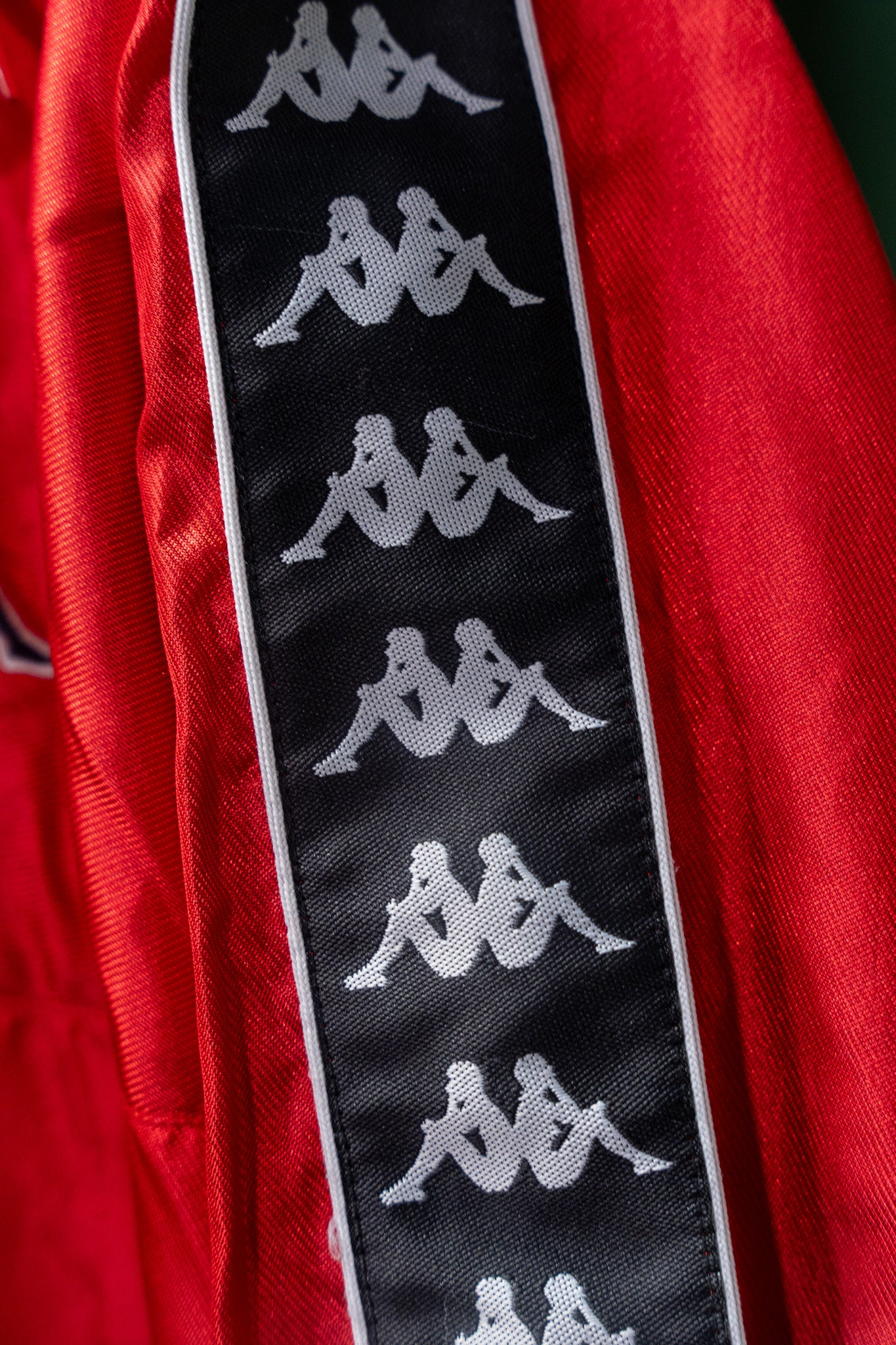 Vintage - Kappa Banda Red Windbreaker Jacket - Size M