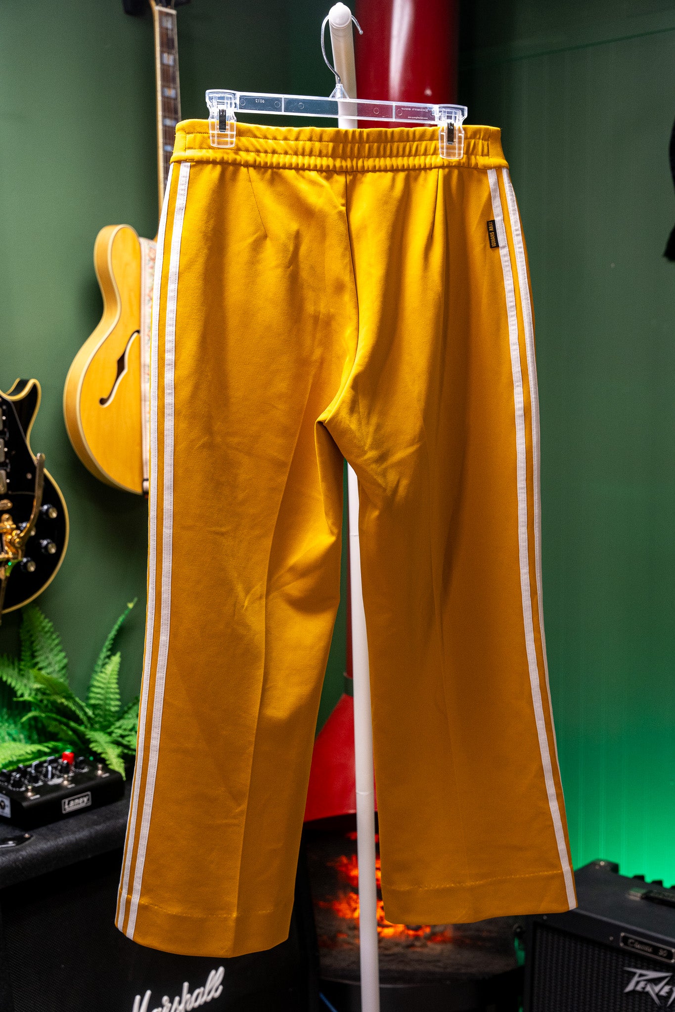 Adidas Originals x Yara Shahidi Track Jacket & Pants Set — Mustard/Forest Green - Medium