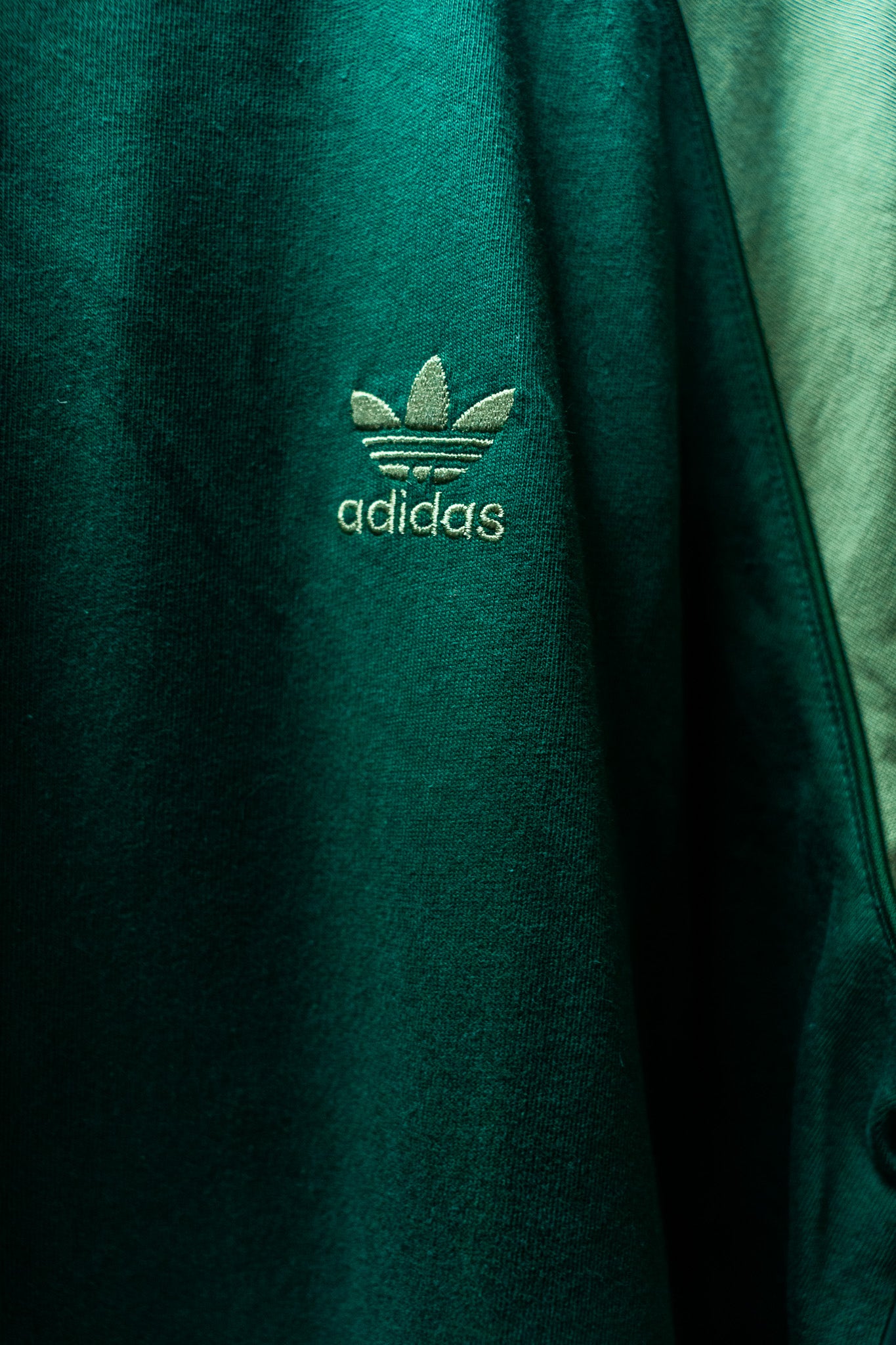 Adidas Originals - 3-Stripes Green Trefoil Tee (New with Tags) - L