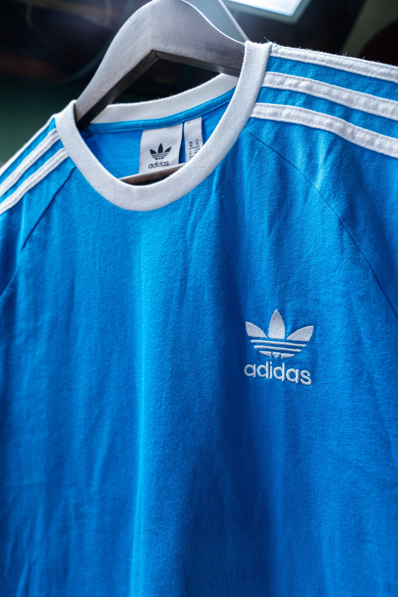 Adidas Originals - Trefoil T-Shirt – Blue/White (Size M) - NWT