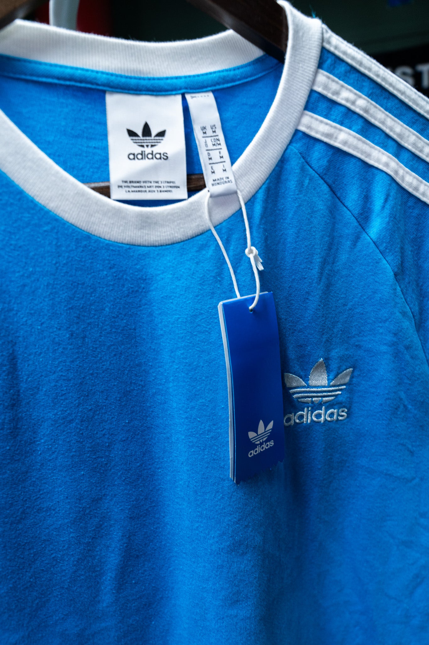 Adidas Originals - Trefoil T-Shirt – Blue/White (Size M) - NWT