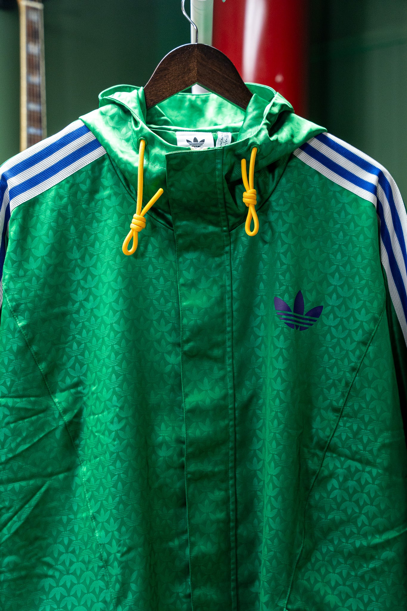 Adidas Originals - Adicolor Heritage Now Windbreaker - Green/Blue - Men's M