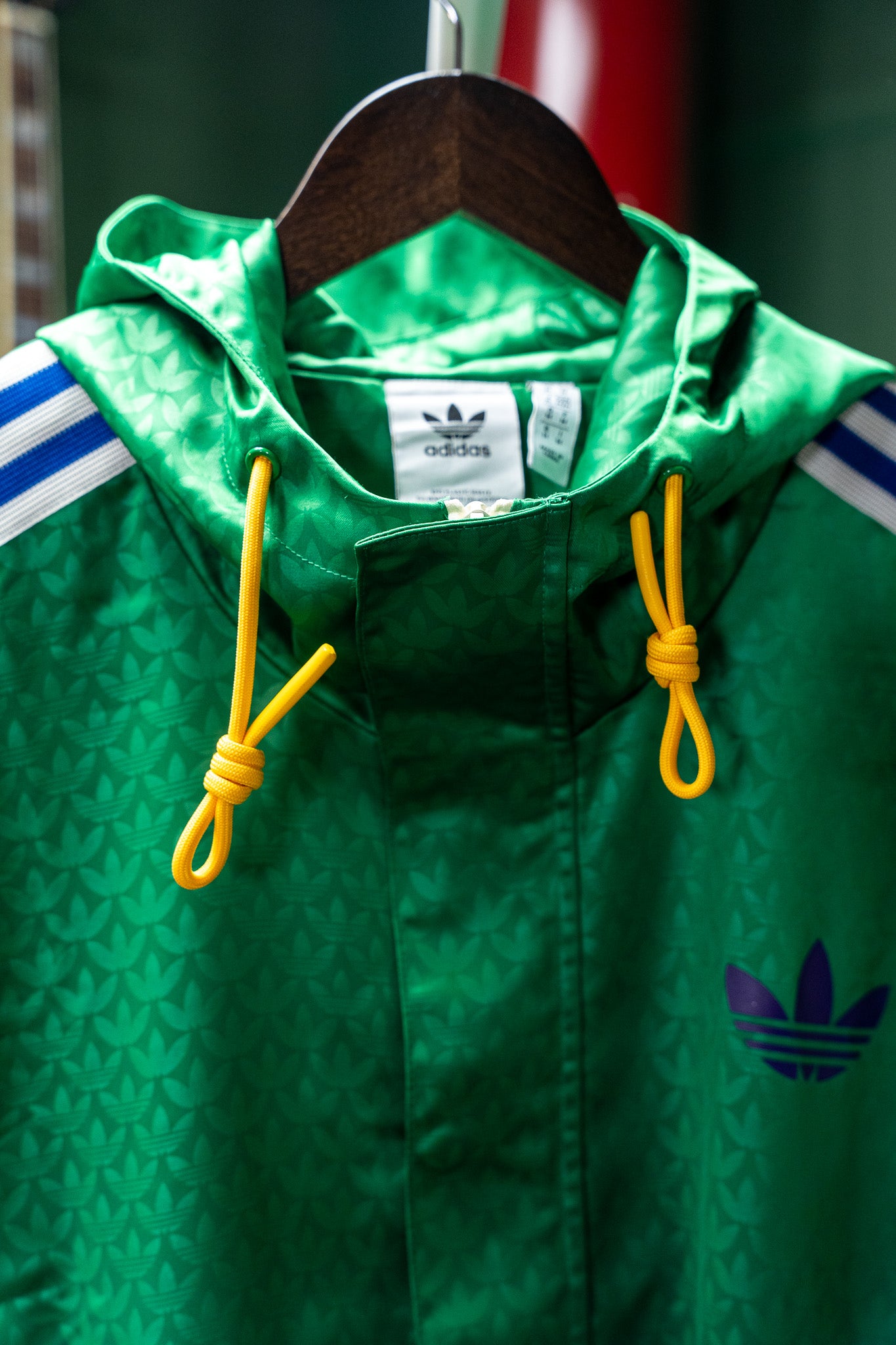 Adidas Originals - Adicolor Heritage Now Windbreaker - Green/Blue - Men's M