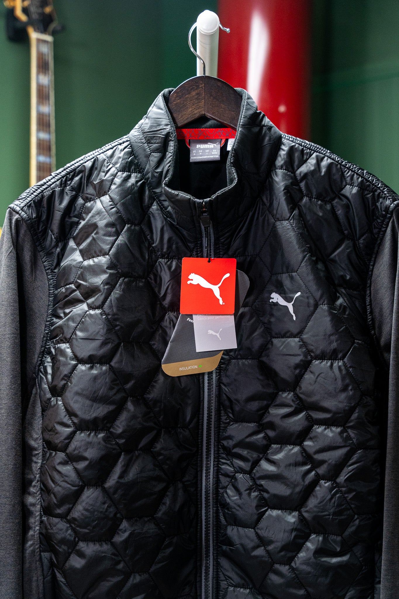 Puma Cloudspun WRMLBL Jacket – Black (Size M) - NWT