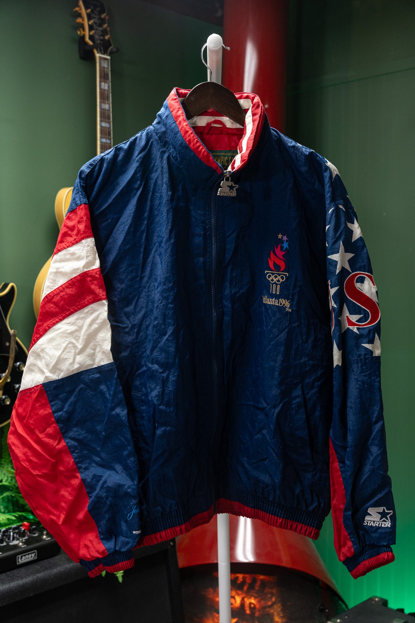 Vintage - 1996 Atlanta Olympics USA Jacket by Starter – Olympic Games Collection (Men's M)