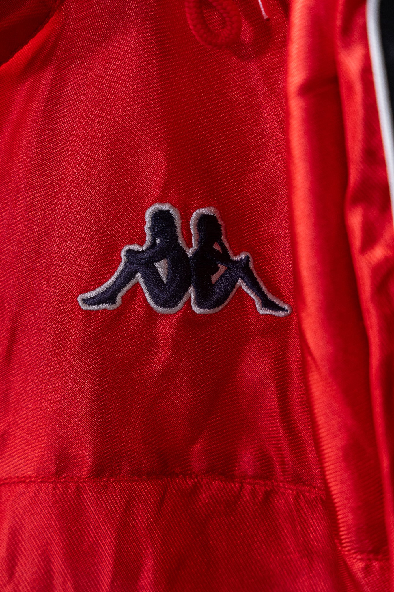 Vintage - Kappa Banda Red Windbreaker Jacket - Size M